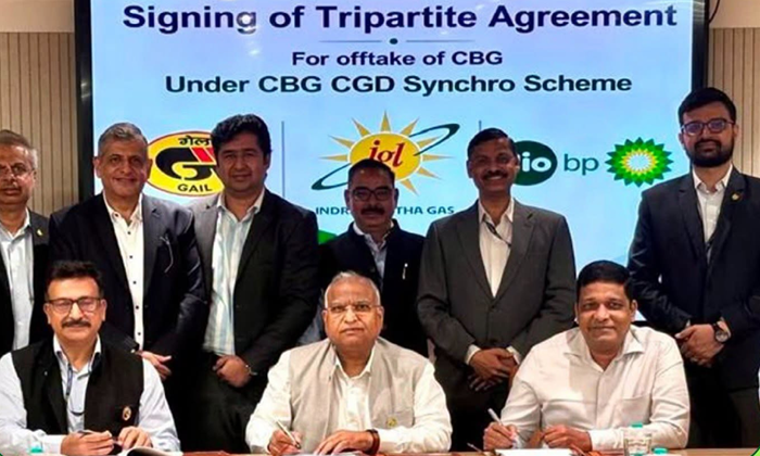 IGL and Reliance Industries Ltd sign tripartite agreement